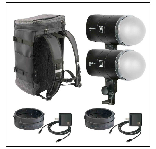 Elinchrom ONE DUAL Off Camera Flash Kit for Studio Fotografi