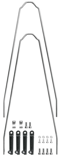 SKS-Germany Velo 55 U-stay kit, skjermbøyler for VELO 55 set silver