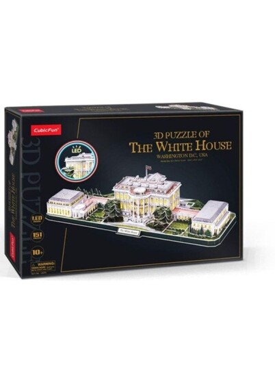 Cubic Fun USA: The Hvit House 3D Puslespill
