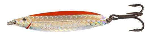 Remen Møresilda Holografisk sølv/rød, 27 gram - sluk