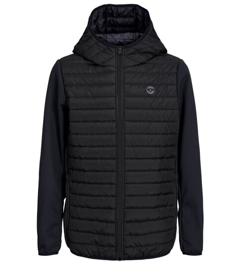 Jack & Jones JjeMulti Vattert Jakke Svart 128