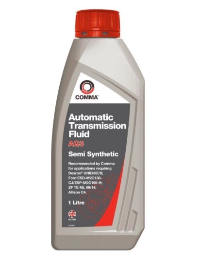 Transmisjonsolje COMMA AQ3 ATF 1L Transmisjonsolje COMMA AQ3 ATF 1L