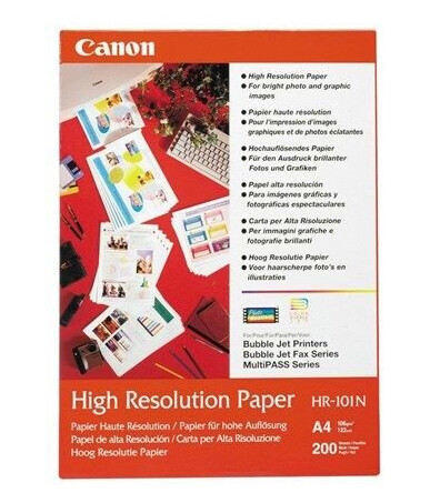 Canon Paper HR-101 / 1033A002 High Resulotion A4 - 50 sheets Canon Paper HR-101 / 1033A002 High Resulotion A4 - 50 sheets