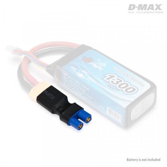 DynoMAX B9830 Connector Adapter XT60 male - EC3 female DynoMAX B9830 Connector Adapter XT60 male - EC3 female
