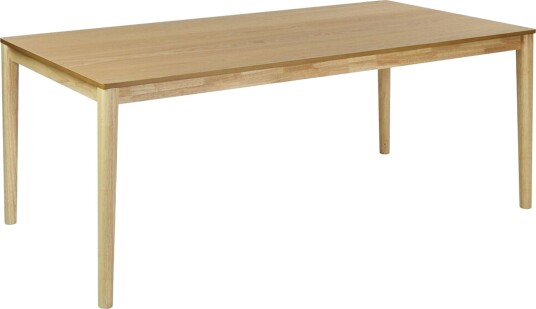 Garner Spisebord 100 cm Rektangulært - Lyst tre