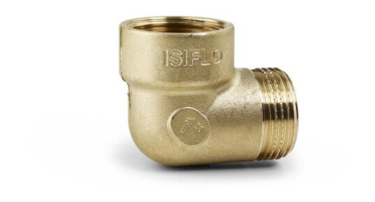 Isiflo Elbow brass 90° female/male 34 Isiflo Elbow brass 90° female/male 34