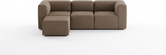 Cubic M sjeselongsofa høyre eller venstrevent brun.