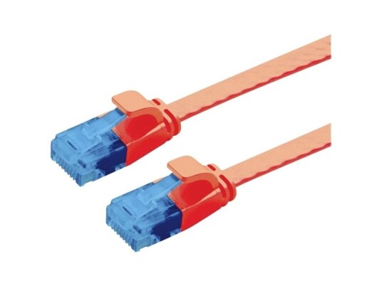 Value Value Patchkabel Utp Cat.6A (Class Ea) Extra Plat Rood 0,5 M