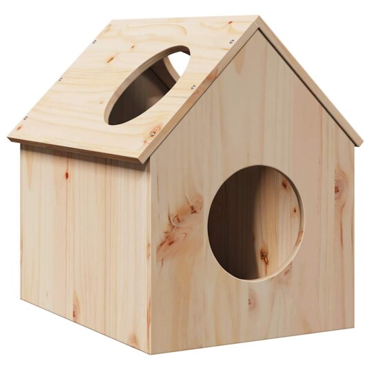 Kattehus 41X50X50 cm Heltre Furu