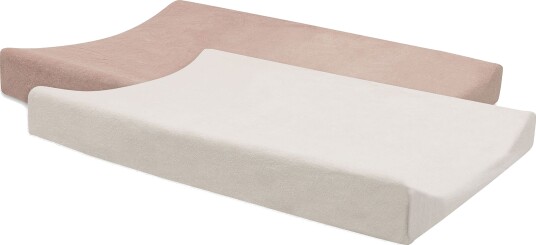 Jollein Stellemattetrekk 50x70cm 2-Pakk Wild Rose/Ivory Jollein Stellemattetrekk 50x70cm 2-Pakk Wild Rose/Ivory