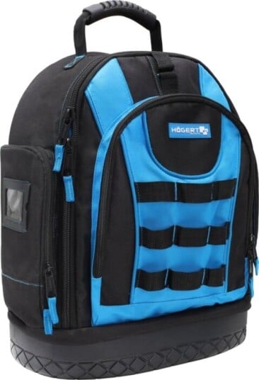 HÃ¶gert Heavy Duty Tursekk - 600D Polyester, Avtagbar Organiser (75 lommer)