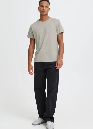 Blend Bhdinton Logo Tee Crew Grey S