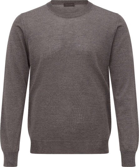 Oscar Jacobson Miguel Roundneck TAUPE BROWN XXL