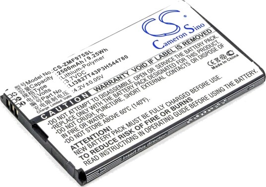 Batteri til ZTE 303ZT etc