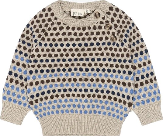 Petit Piao Ppgeller Knit Pullover   FOG   98