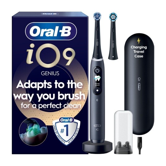Oral-B iO9 Elektrisk Tannbørste med Mikrovibrasjon Svart 067591