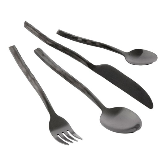 MUUBS Uta bestikk 16 deler Matt black MUUBS Uta bestikk 16 deler Matt black