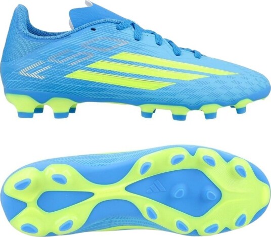 adidas F50 League Mg Ice Cold Precision   Lucid Ray Blue/gul/light Utility Aqua Barn   Multi Ground (Mg) størrelse 38⅔