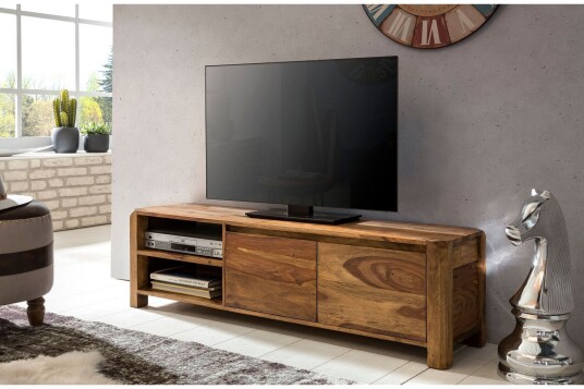 Hafsah TV-Benk 140 cm - Brun