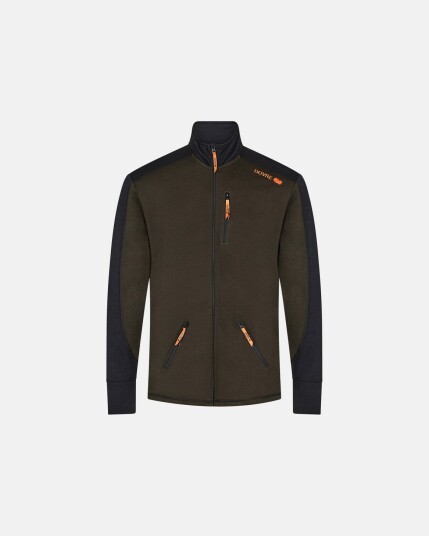 Dovre Jakke 'midlayer' 100% ull Grønn