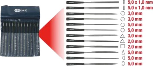 Ks Tools Nålfilsett 12 Deler 90 mm Verktøystål Håndverktøy Ks Tools Nålfilsett 12 Deler 90 mm Verktøystål Håndverktøy