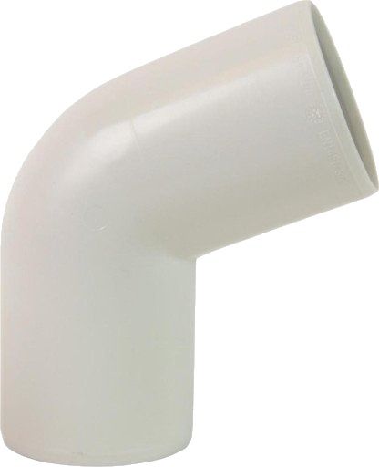 Smartline 50 mm PP bend 67 grader off white