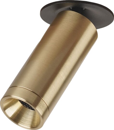 Domino mini innebygd spot 4,9W 2700 kelvin Dimbar Messing