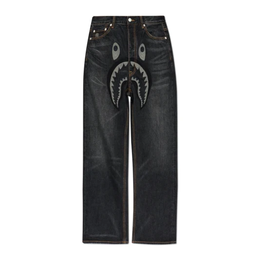 A Bathing APE Herre Jeans Svart S, A Bathing APE Herre Jeans Svart S,