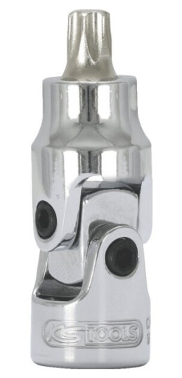 Ks Tools 917.1495, Stikkontakt, 1/4", Imperisk, T25, Kromvanadiumstål, Nickel