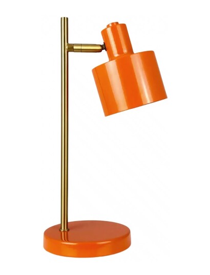 Dyberg Larsen Ocean Mini Led Portable Orange/ Messing Bordlampe Orange ONE SIZE Dyberg Larsen Ocean Mini Led Portable Orange/ Messing Bordlampe Orange ONE SIZE