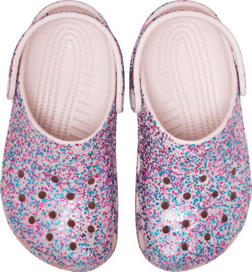 Crocs Sandaler   Classic+ Blend Glitter   Cocoa Cream   Crocs   32/33   Sandals Beige Lilla Rosa   32 33