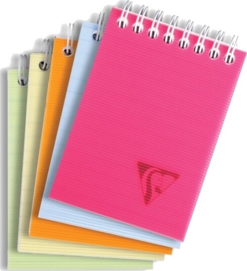 Notesblok Clairefontaine Linicolor Fresh A7 Linjeret Stk. Notesblok Clairefontaine Linicolor Fresh A7 Linjeret Stk.