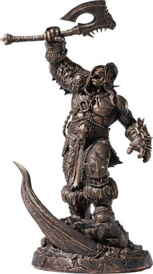 Blizzard World Of Warcraft Grommash Hellscream Statue