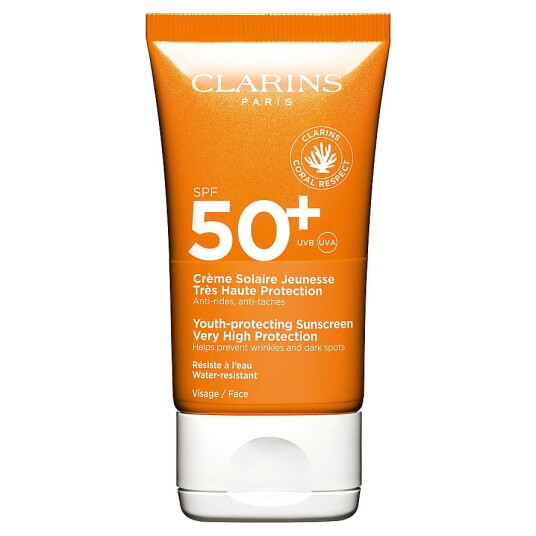 Clarins Youth-Protecting Solkrem SPF50 for Ansikt 50 ml Clarins Youth-Protecting Solkrem SPF50 for Ansikt 50 ml