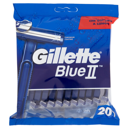 Gillette Engangsskraper Blå II 20 pcs.