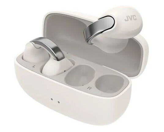 JVC Open Ear Nearphone True Wireless Headphones White JVC Open Ear Nearphone True Wireless Headphones White