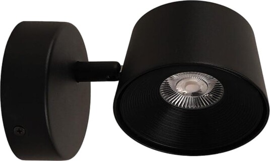 Direction vegglampe kort versjon 8,4W 2700 Kelvin Dimbar Svart