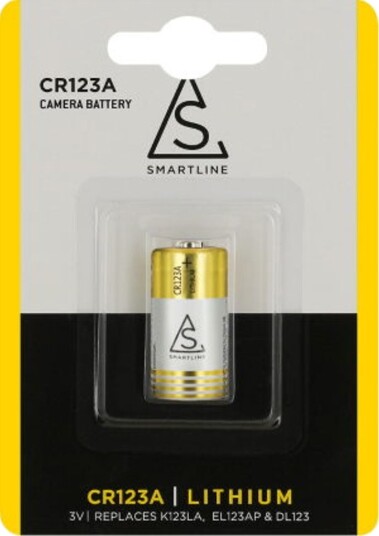 Smartline CR123A 1-pakning Smartline CR123A 1-pakning