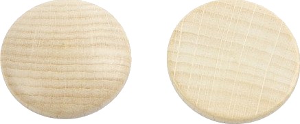Diverse Treknapp dia 30 mm tykkelse 5 mm 15 stk 1 pk