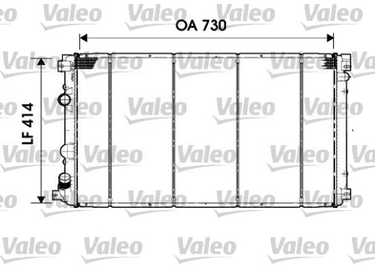 VALEO 732919 Radiator motorkjøling