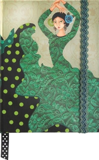 Boncahier Dekorativ Notatbok 0022 02 Flamenco Bulerias Boncahier Dekorativ Notatbok 0022 02 Flamenco Bulerias