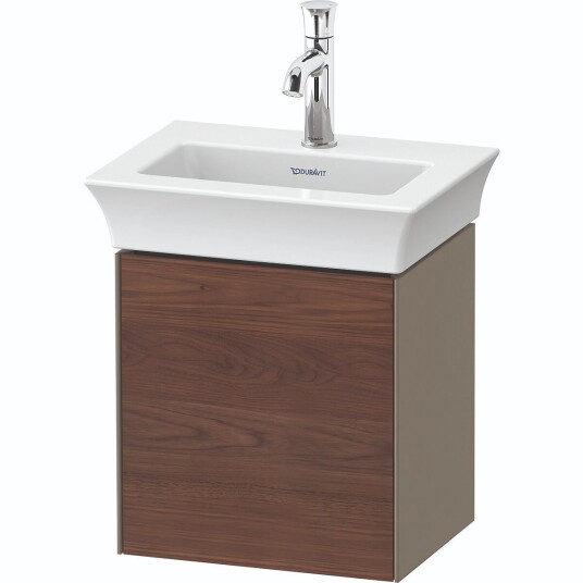 Duravit White Tulip Servantskap m/1 dør 38,4x29,8x41 cm Valnøtt/Stengrå Høygl.