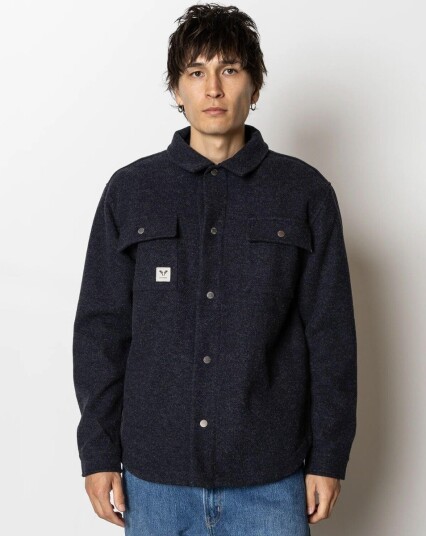 Fat Moose Villas Overshirt-skjorte Blå
