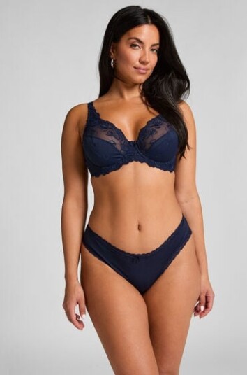 Hunkemöller Georgia Cotton Brazilian Blå
