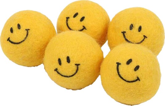 Coockoo Filtballer Med Smil 3.5 cm Coockoo Filtballer Med Smil 3.5 cm