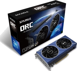 Sparkle Intel ARC A750 OC Grafikkort 8GB GDDR6 med Dual Fan og HDMI
