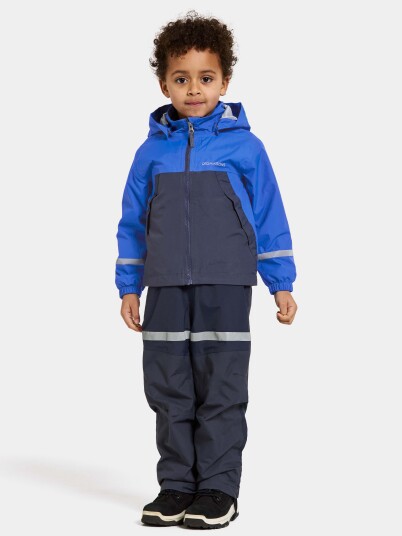 Didriksons Bladet Skalljakke Caribbean Blue 120
