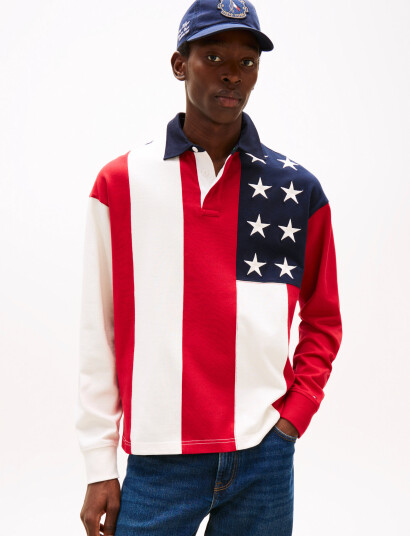 Tommy Hilfiger Americana Flag Rugby - Multi/patterned - L Tommy Hilfiger Americana Flag Rugby - Multi/patterned - L