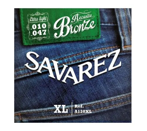 Savarez A130XL stålstrenger til gitar 010-047 Savarez A130XL stålstrenger til gitar 010-047