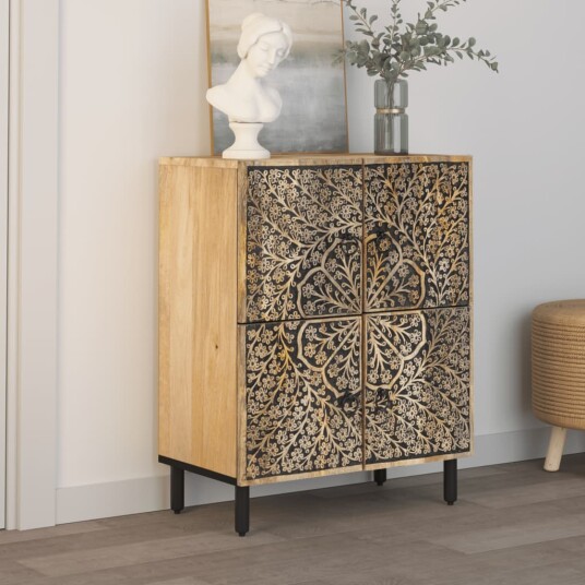  Sideskap 60x33x75 cm heltre mango 8721012107960